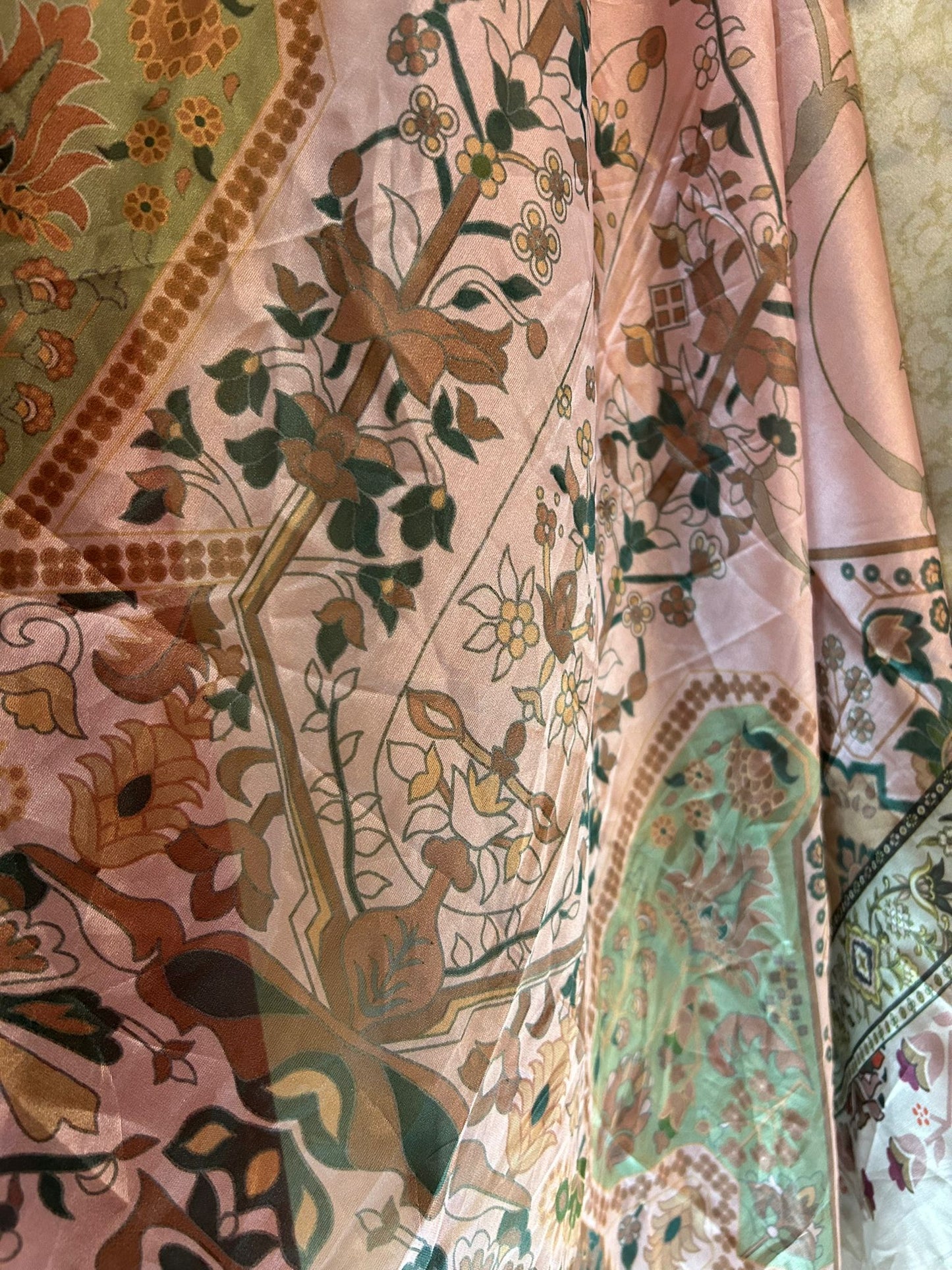 Sana Safinaz Light Green Silk Shalwar Kameez