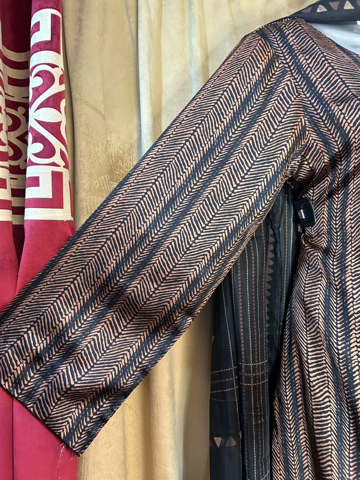 Black and Brown Silk Sana Safinaz Shalwar Kameez